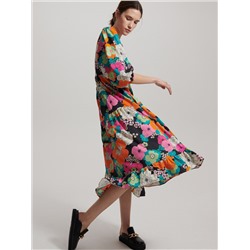 Gemustertes Baumwollkleid