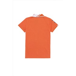 Erkek Çocuk Turuncu Polo Yaka Tişört