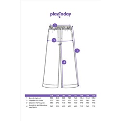 Брюки PLAYTODAY, 1121329