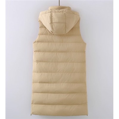 Женский жилет средней длины