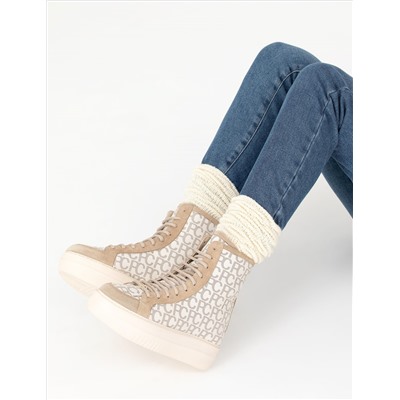 Bej Sneaker
