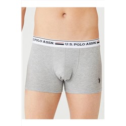 U.S. Polo Assn. U.S. Polo Assn. Erkek Kırmızı - Gri Melanj - Lacivert 3 Lü Boxer