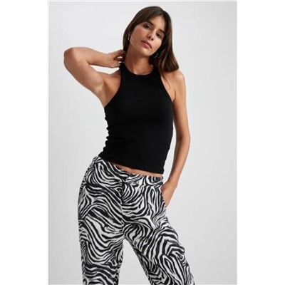 Defacto Slim Fit Halter Yaka Fitilli Kaşkorse Atlet X6705AZ22SM