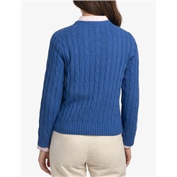 CABLE CREW NECK SWEATER