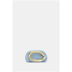 DENIM FABRIC MINAUDIÈRE BAG