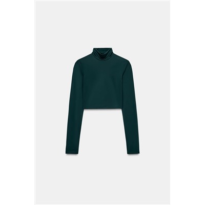 POLYAMIDE CROP T-SHIRT