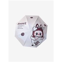 ☂️ Компактный зонт с трендовыми Лабубу Экспорт   Материал: металлическая основа   Размер: 25*6, 97см диаметр ( вес 330гр)