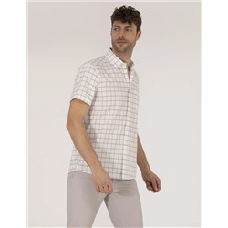 Haki Regular Fit Kısa Kollu Gömlek