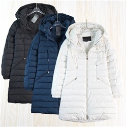 Женское утепленное пальто со съемным капюшоном  EMPORIO ARMAN*I