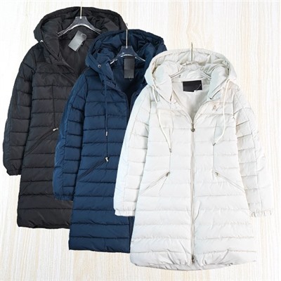 Женское утепленное пальто со съемным капюшоном  EMPORIO ARMAN*I