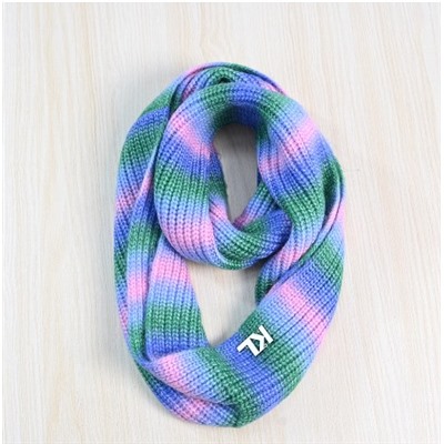 Толстый шерстяной шарф с узором КАР*Л 😎