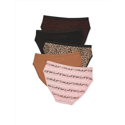 Victoria's Secret 5-Pack Stretch Cotton High-Leg Brief Panties