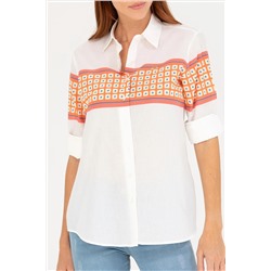 Kadın Somon Uzun Kollu Gömlek