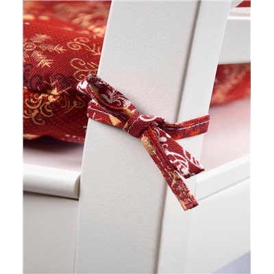 Подушка на стул из рогожки 40*40см