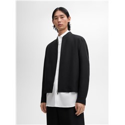 Chaqueta bomber mezcla lana