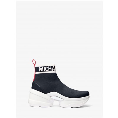 Michael Kors Outlet Olympia Stretch Knit Boot