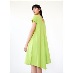 Asymmetric midi dress