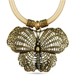 Кулон (текстиль светло-золотой; покрытие: бронза)