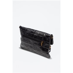 Bandolera de nobuk Negro