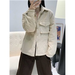 Стильная вельветовая рубашка  Chane*l