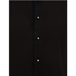 Siyah Slim Fit Smokin Gömlek