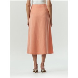 Юбка миди с добавлением льна, S1127/dous