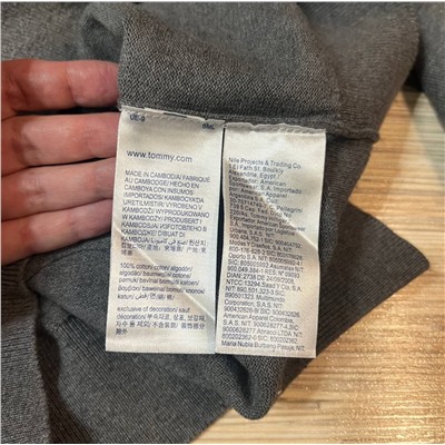 Мужской базовый трикотажный свитер ТОММИ ХИЛФИГЕ*Р