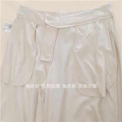 Женские широкие брюки из смесового льна и вискозы  Forever* 21