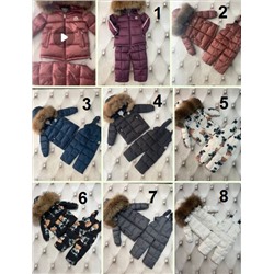 Детский зимний комплект МОНКЛЕ*Р  Полукомбинезон + куртка