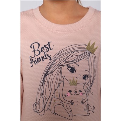 Платье Лучшие друзья длинный рукав НАТАЛИ #950754