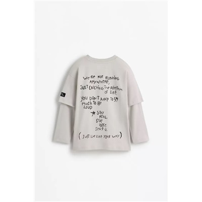 Camiseta doble manga