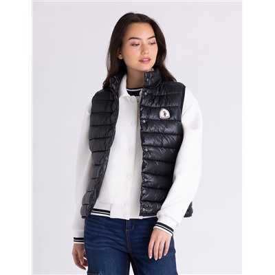 FELT PATCH SNAP PUFFER VEST