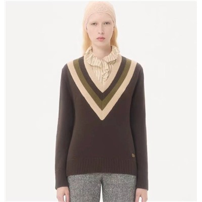 Женский свитер с V-образным вырезом  Valentin*o