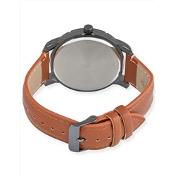 HIS AND HERS BROWN STRAP WATCH SET