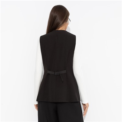 Жилет в полоску, Налёт драмы (чёрный)