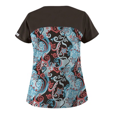 UA Imperial Garden Espresso Scrub Top