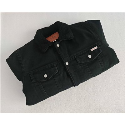 Мужская джинсовая куртка с искусственной овчиной внутри  Calvi*n Klei*n