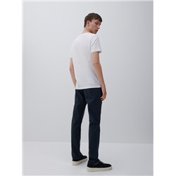 Slim-Fit-Hose mit hohem Baumwollanteil