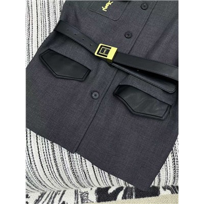 Стильный женский жилет с лацканами  Yve*s Sain*t Lauren*t