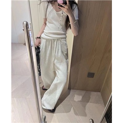 Лёгкие женские штаны на резинке