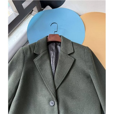 Полупальто из шерстяной ткани  Selecte*d