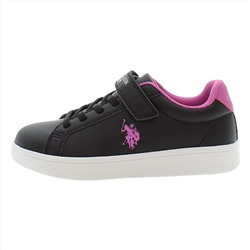 Sneakers Trace - cuero - negro y fucsia