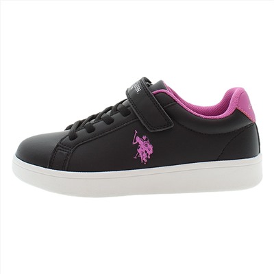 Sneakers Trace - cuero - negro y fucsia
