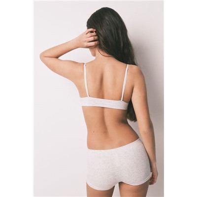 Braga bóxer Seamless gris