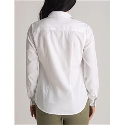 LONG SLEEVE SOLID STRETCH OXFORD SHIRT
