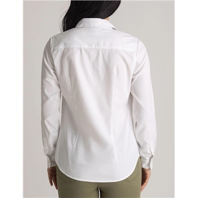 LONG SLEEVE SOLID STRETCH OXFORD SHIRT
