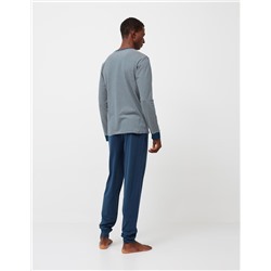 Striped Pyjamas, Men, Dark Blue