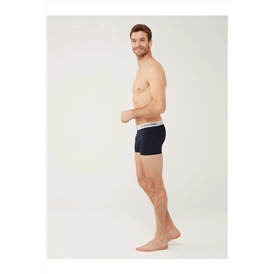 U.S. Polo Assn. Erkek, Lisanslı, Uspa, Lacivert Tekli Boxer
