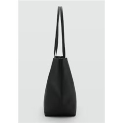 Bolso shopper efecto abatanado
