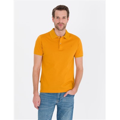 Safran Slim Fit Polo Yaka Merserize Tişört